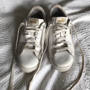 Puma white sneakers